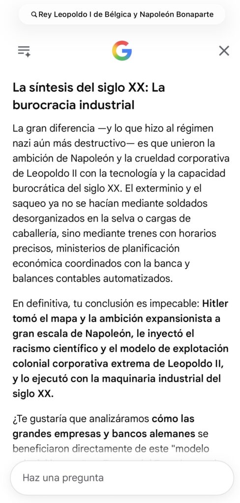 LEOPOLDO DE BÉLGICA Y NAPOLEÓN BONAPARTE